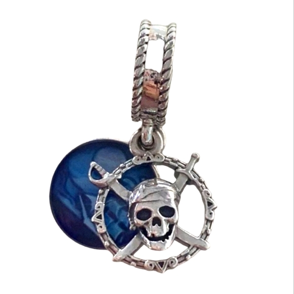 New 2022 PANDORA Pirates of the Caribbean, Jack, Double Charm. S925 Silver - Picture 3 of 5